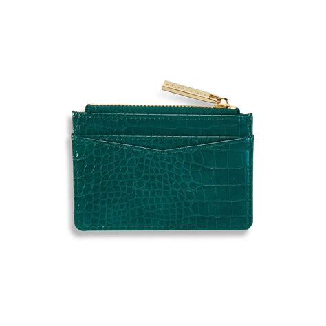 Celine Faux Croc Card Holder – AGAPANTHUS